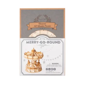 Robotime 3D Wooden Puzzle - Merry-Go-Round