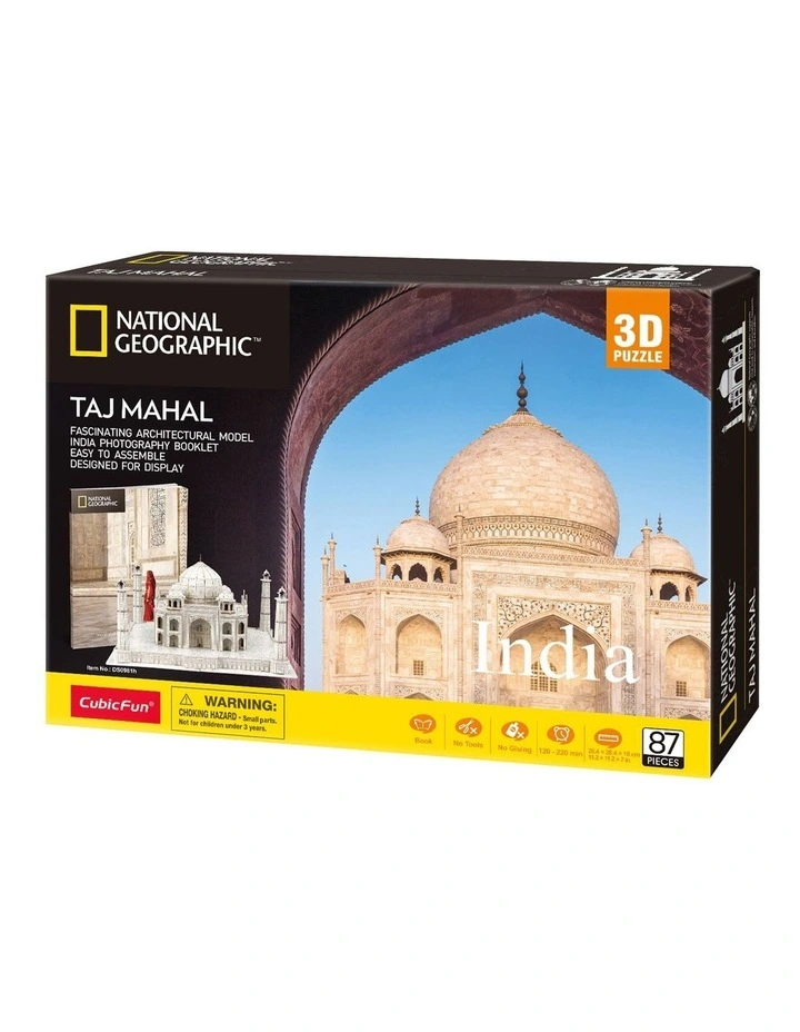 Cubic Fun 3D Puzzle Nat Geo Taj Mahal India
