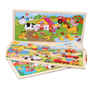 Wooden puzzle 96pc Assorted Design