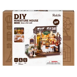 Robotime 3D Wooden Puzzle Miniature House - Slow Life Café