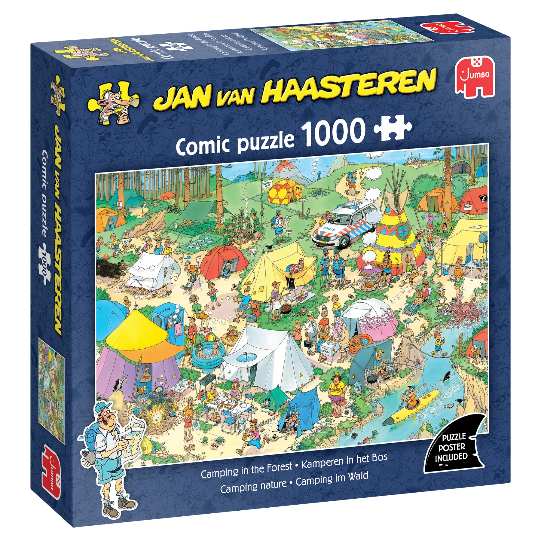Jumbo - Jan van Haasteren - Camping in the Forest Puzzle - (1000pcs)