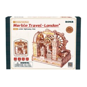 Robotime 3D Wooden Puzzle - Marble Travel London
