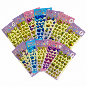 Laser Sticker Mixed Shapes