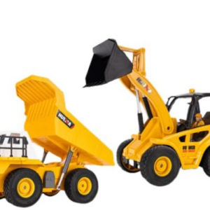 Huina RC 1515 Dump Truck and Front Loader Combo 1:24