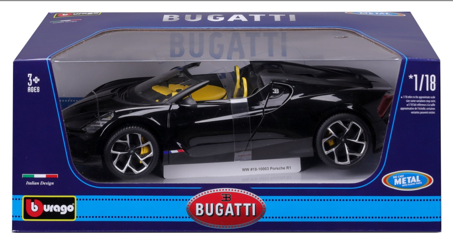 Burago 1/18 Bugatti W16 Mistral - Image 3