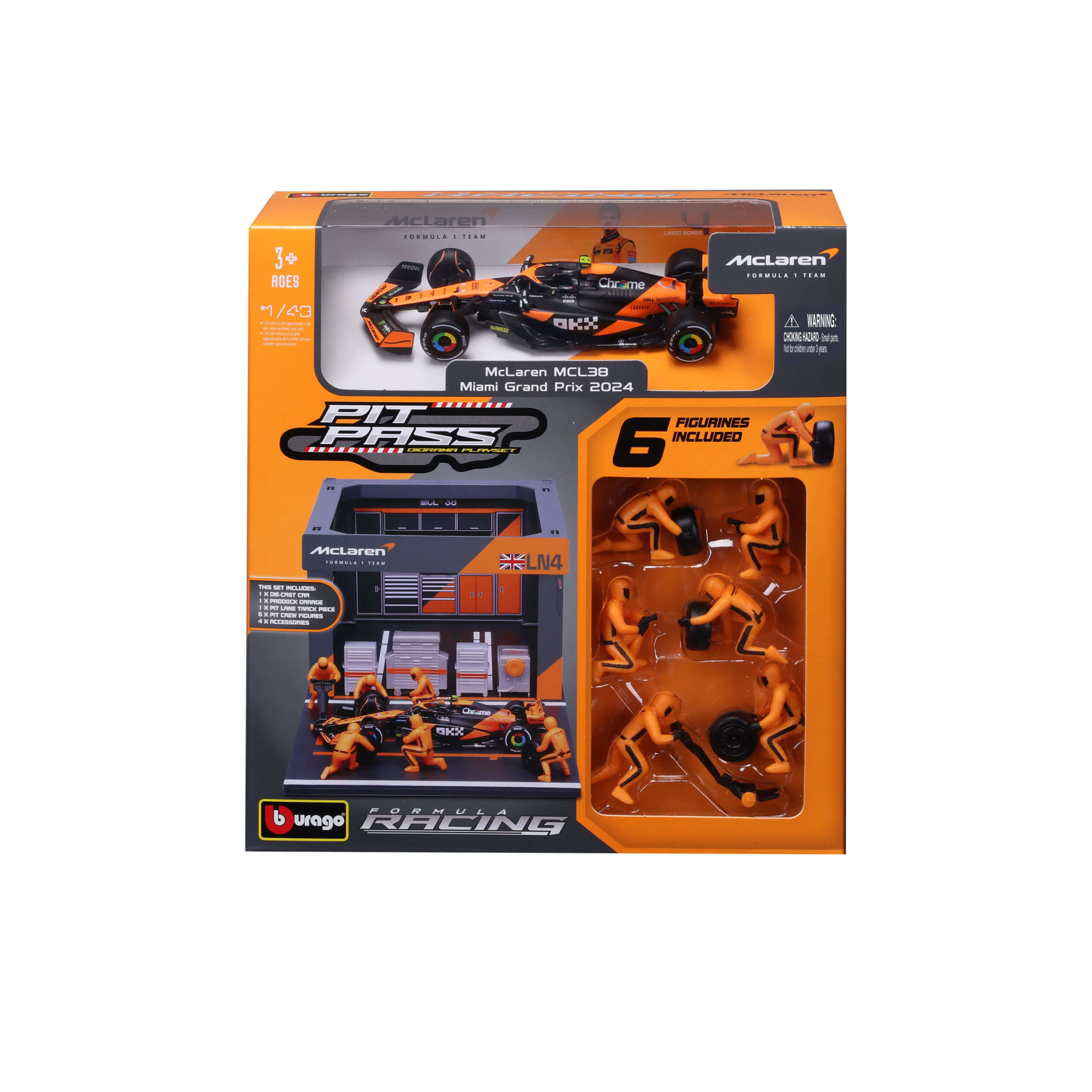 Burago 1/43 Mclaren F1 Pit Pass MCL38 - Image 2