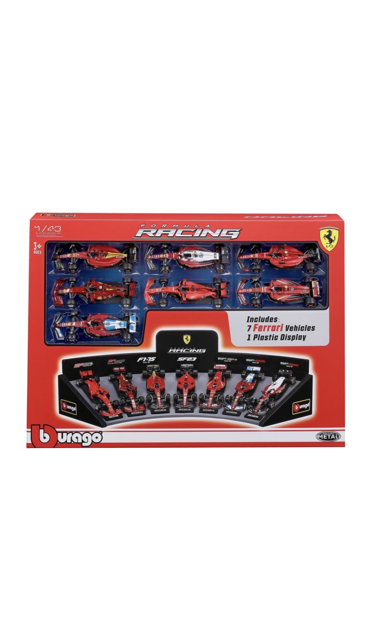 Burago 1/43 Ferrari F1 Deluxe Gift Box