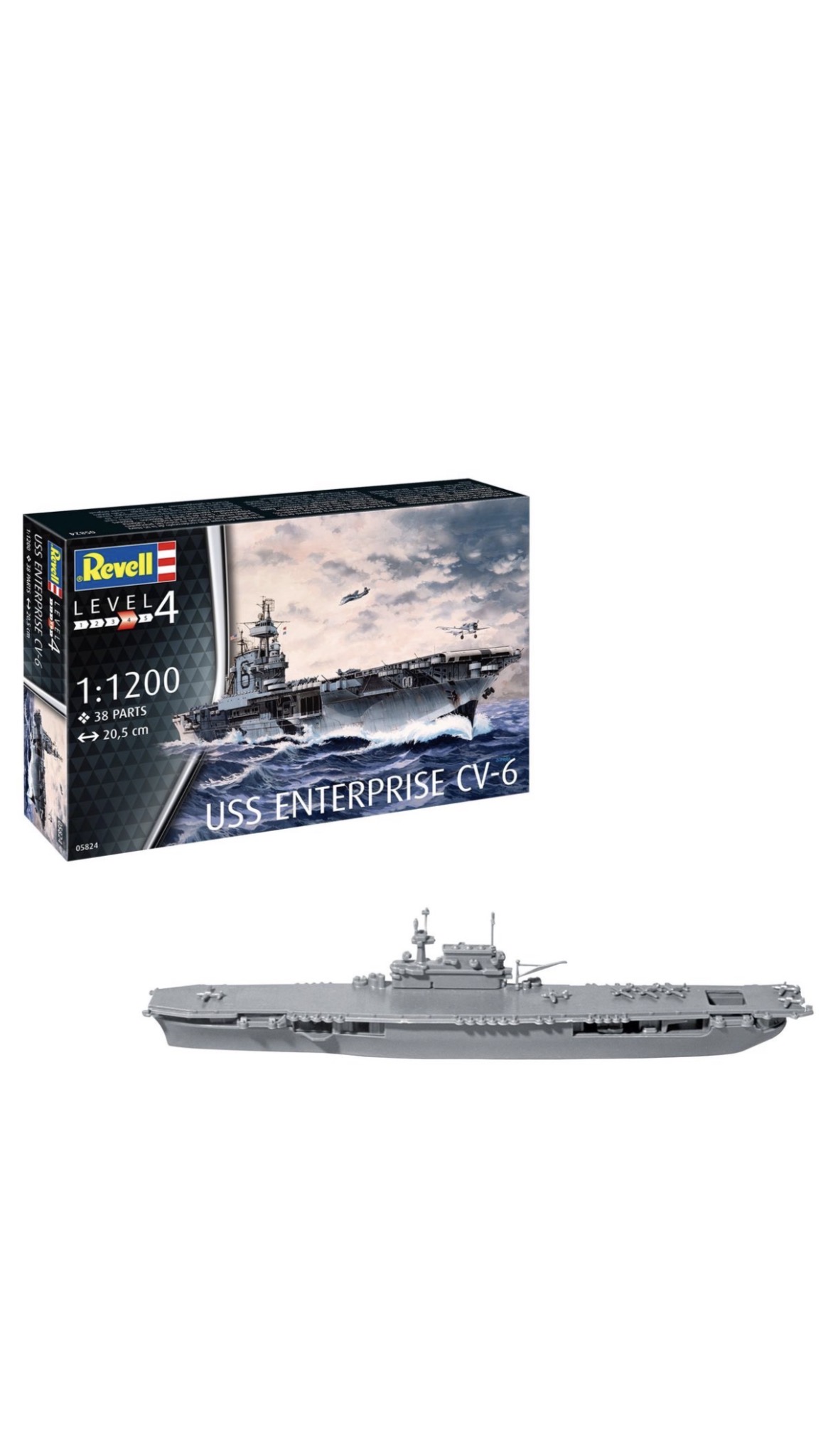 Revell 1/1200 Starter USS Enterprise CV-6 - Image 2