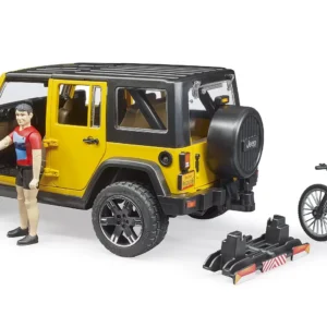 Jeep Wrangler R.U. w/Mountain Bike & Cyclist