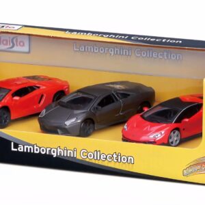 Maisto Power Racer Pull Back 3 Pack Lamborghini's