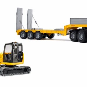 Bruder Man Truck with CAT Excavator