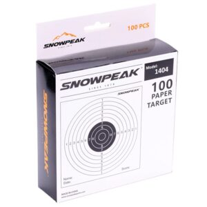 Snow Peak Paper Targets 100's