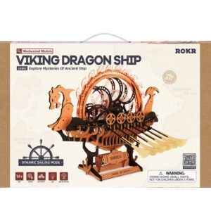 Robotime Viking Dragon Ship