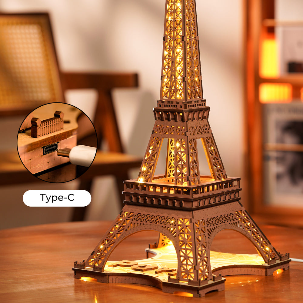 Robotime Night of The Eiffel Tower - Image 3