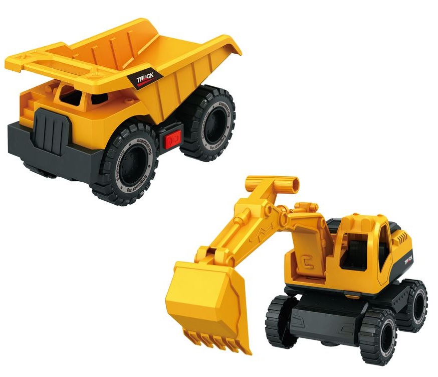 Transporter Truck with Excavator and Dump Truck - Image 2