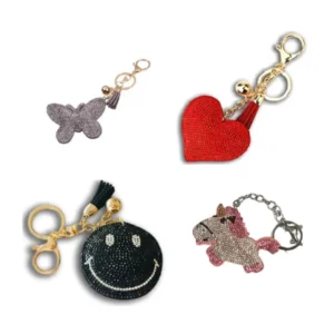 Rhinestone Keyrings Ass.