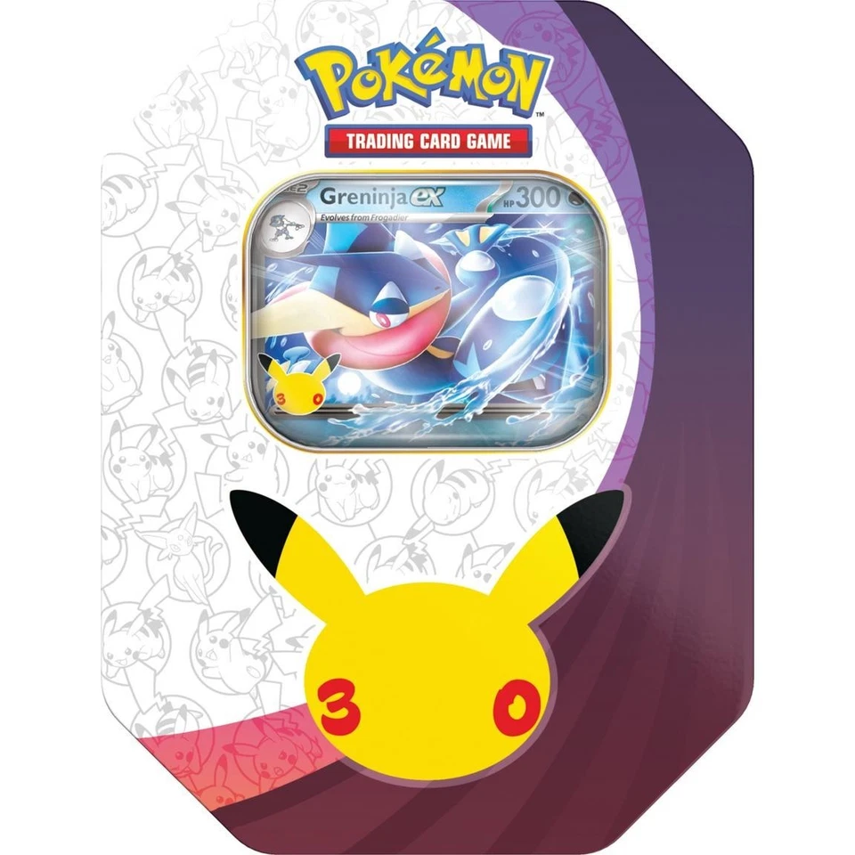 Pokémon TCG 30th Celebration - ex Tin (Sylveon/Greninja).